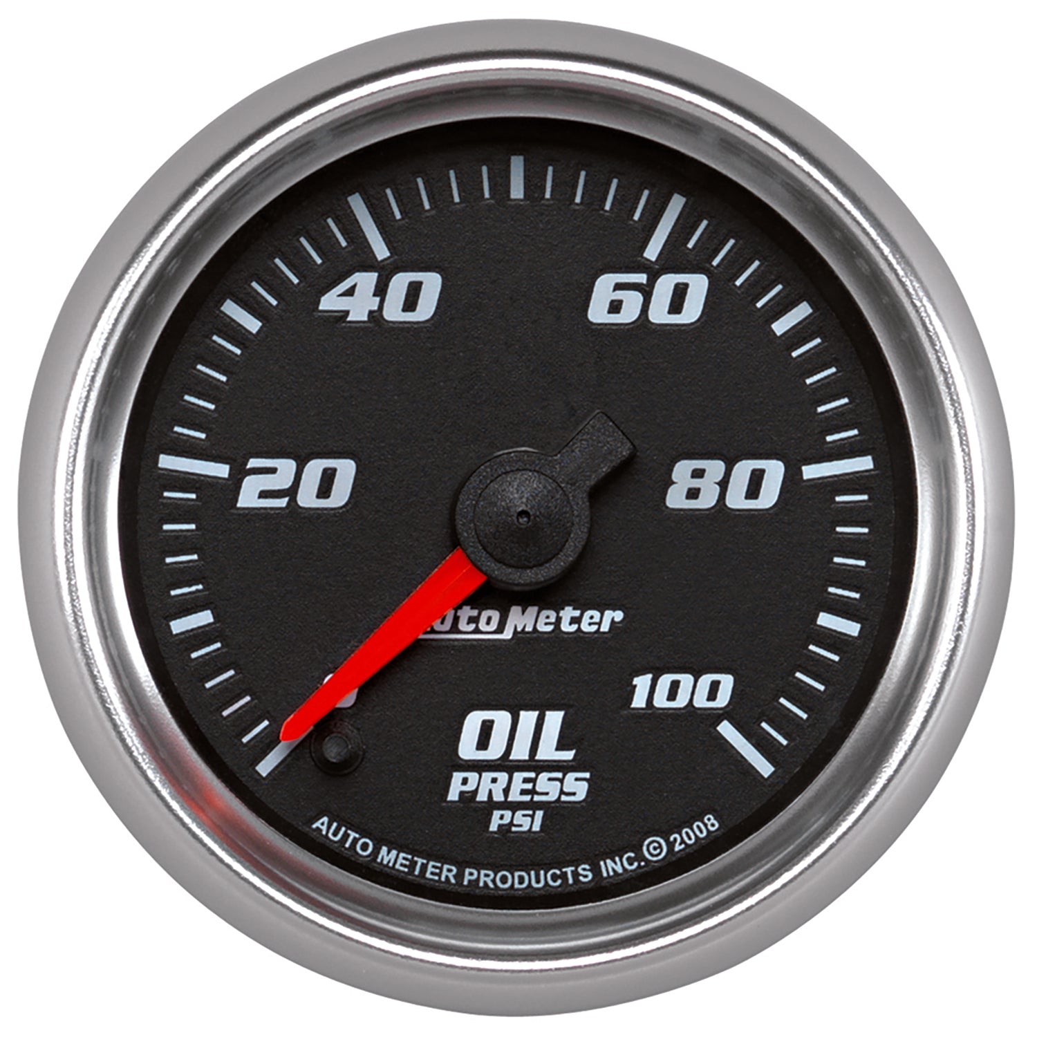 Autometer Pro-Cycle Gauge Oil Pressure 2 1/16in 100psi Digital Stepper Motor Black - 19652