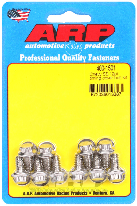 ARP Chevy SS 12pt Timing Cover Bolt Kit - 400-1501 by ARP