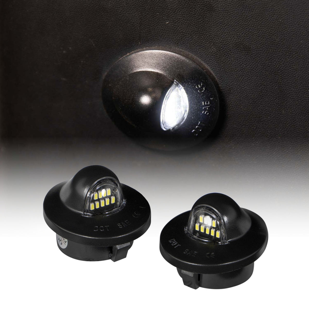 Form Lighting 1990 F-150 LED License Plate Lights (Pair) - FL0039