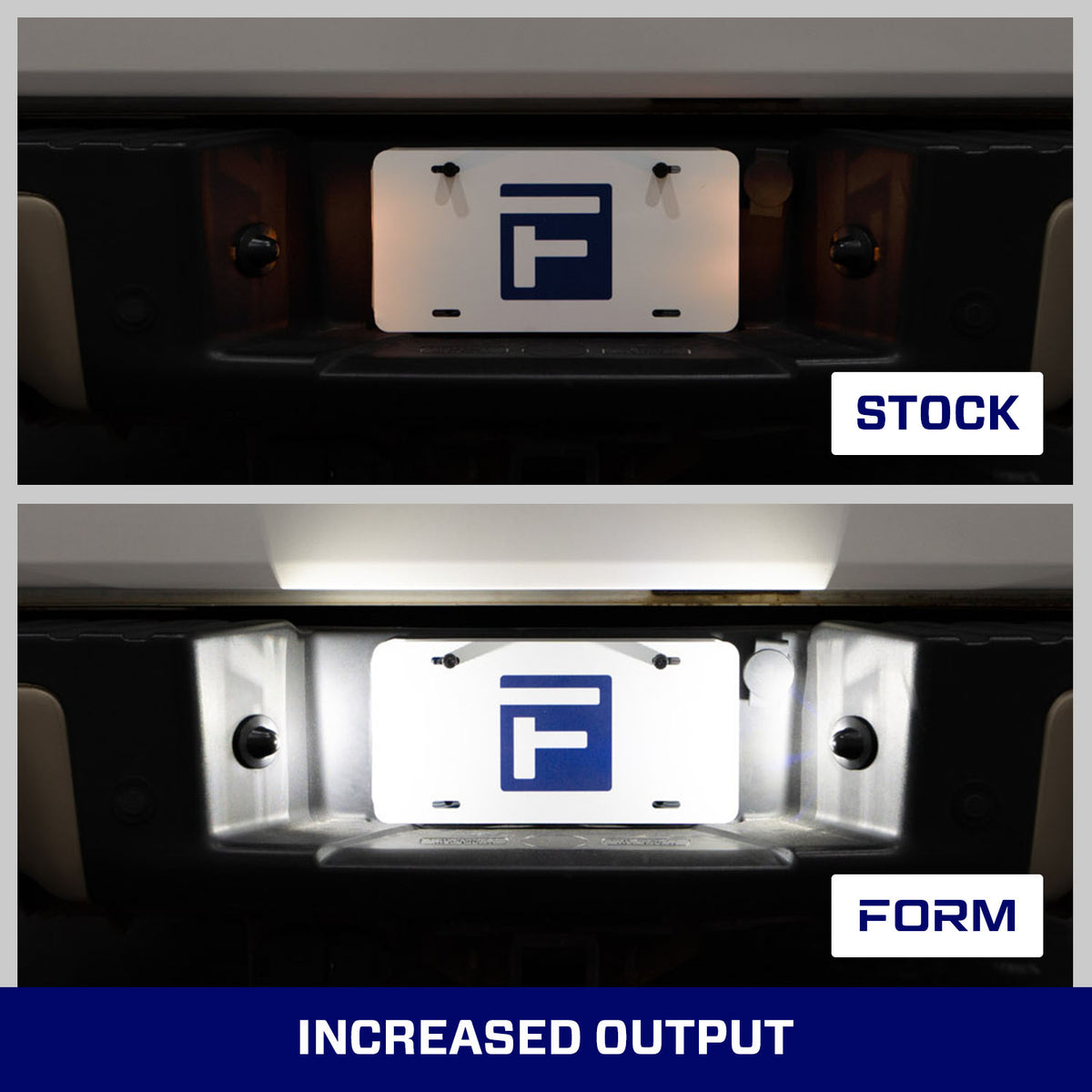 Form Lighting 1990 F-150 LED License Plate Lights (Pair) - FL0039