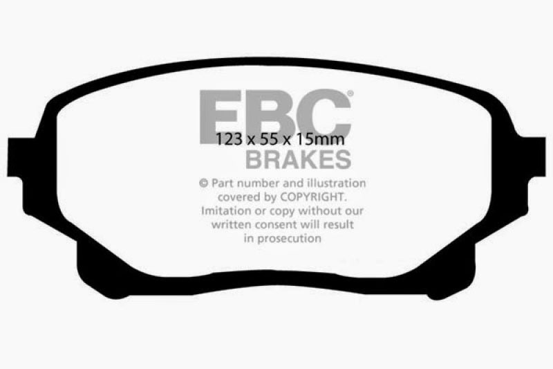 EBC 05-06 Suzuki XL-7 2.7 Greenstuff Front Brake Pads - DP61756