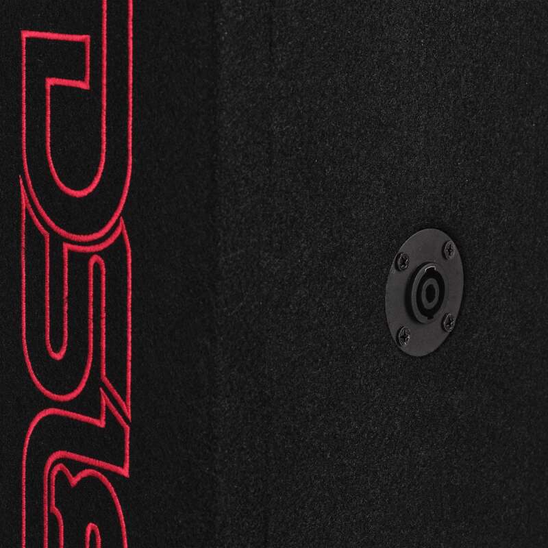 DS18 Loaded Ported Enclosure Incls PRO-X10M & PRO-TWX2/FRP-1.2K4/ Cable & Terminal- Black Carpet - VOC10LD-PK - detail view