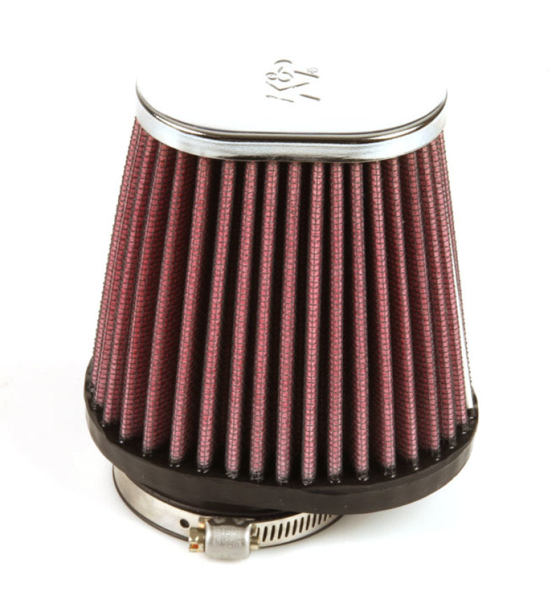 K&amp;N Universal Clamp-On Air Filter 2-1/8in Flange 4in x 3in Base 3in x 2in Top 4in Length - RC-2900