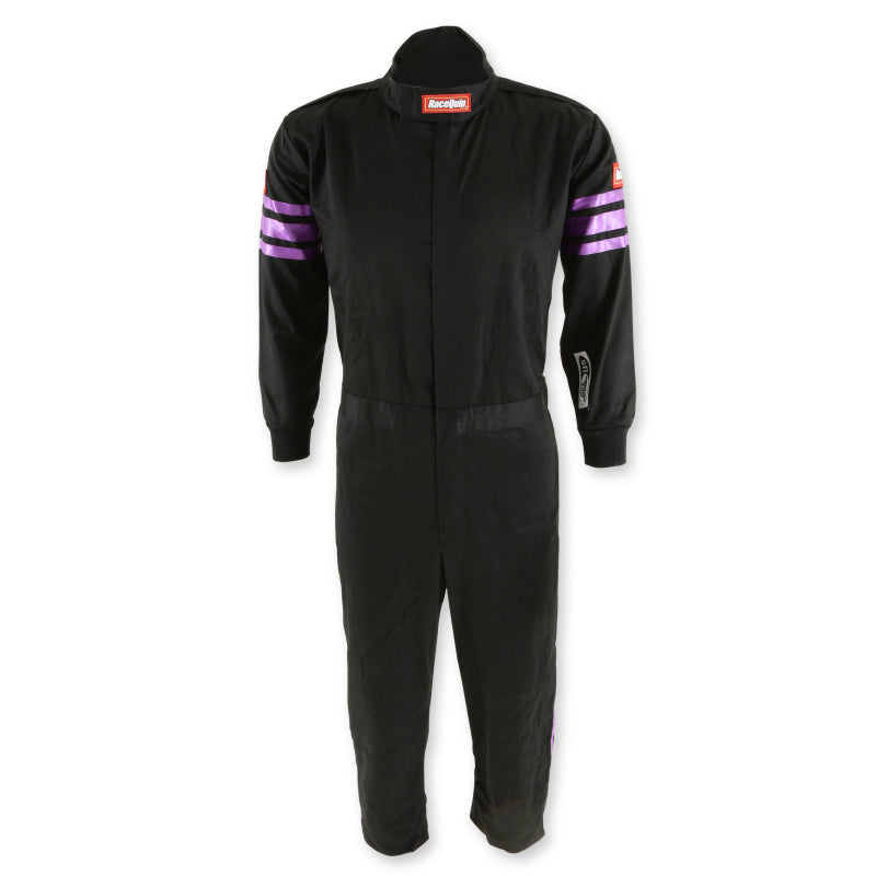 RaceQuip Purple Trim SFI-1 JR. Suit - Kids XXL - 1950597RQP