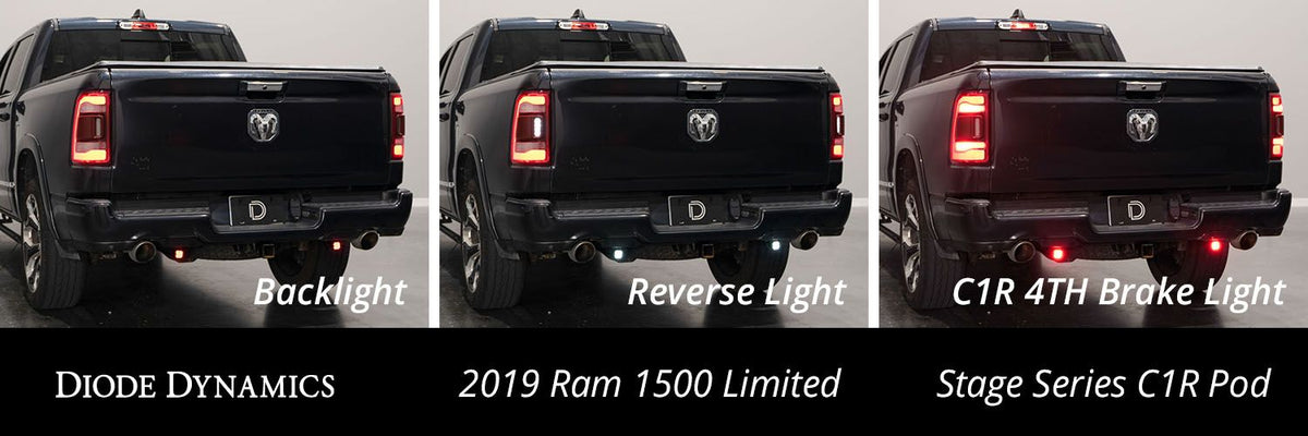 Diode Dynamics Stage Series Reverse Light Kit for 2019-Present Ram C2 Sport - DD7592