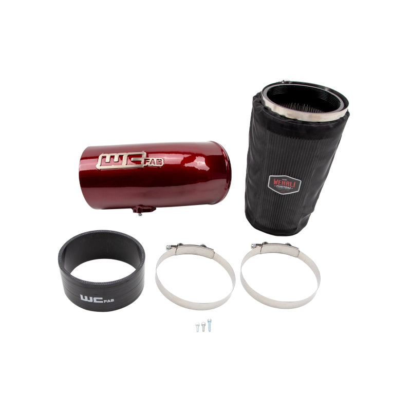 Wehrli Cummins High Mount 2nd Gen Swap 5in Intake Kit - Candy Teal - WCF100827-CT