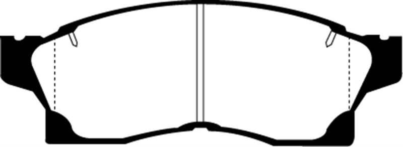 EBC 91-92 Toyota MR2 2.0 Turbo Greenstuff Front Brake Pads - DP2936