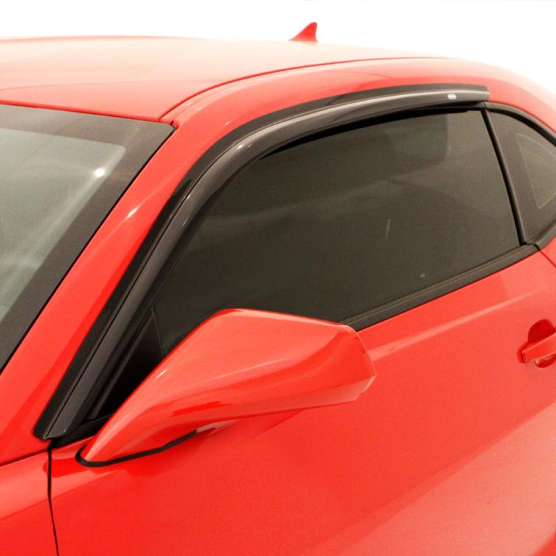AVS 09-14 Ford F-150 Standard Cab Ventvisor Outside Mount Window Deflectors 2pc - Smoke - 92741
