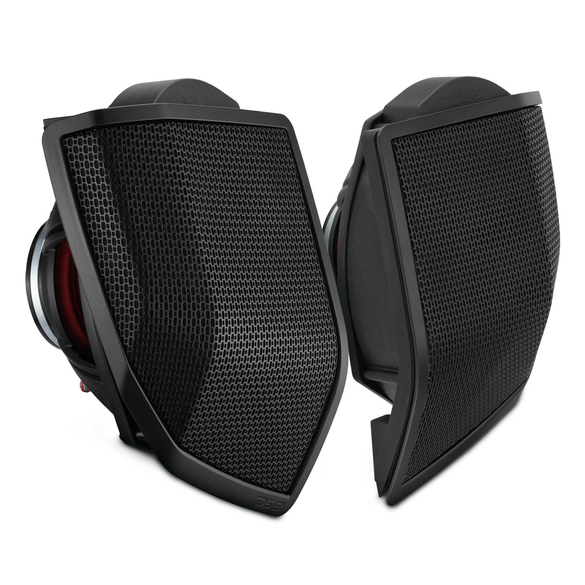 DS18 NVY Harley Davison 2024+ 6x9 Speaker Pair SB Lid Kit Loaded With PRO-ZT69CFN - NVY-HD69SB-24LD - front view