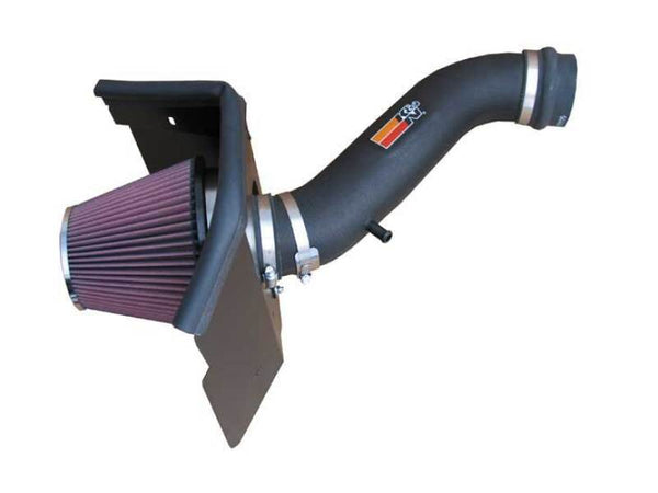 K&N 05-07 Jeep Grand Cherokee V6-3.7L Performance Intake Kit - 57-1545 for 2005-2010 Jeep Grand Cherokee - front view