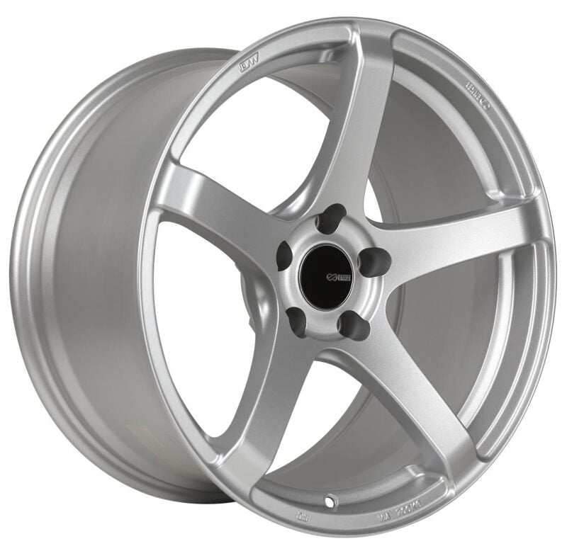 Enkei Kojin 18x9.5 45mm Inset 5x120 Bolt Pattern 72.6mm Bore Dia Matte Silver Wheel - 476-895-1245SP
