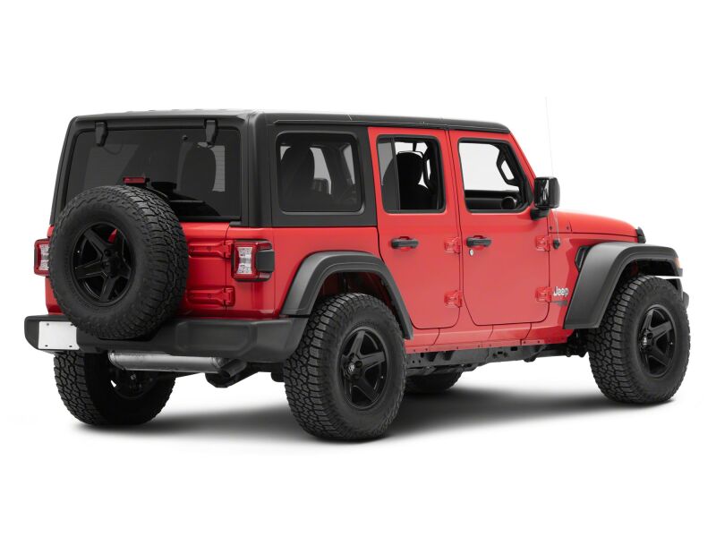 Raxiom 18-26 Jeep Wrangler JL LED Tail Lights- Clear Housing- Clear Lens - J181426 - front view