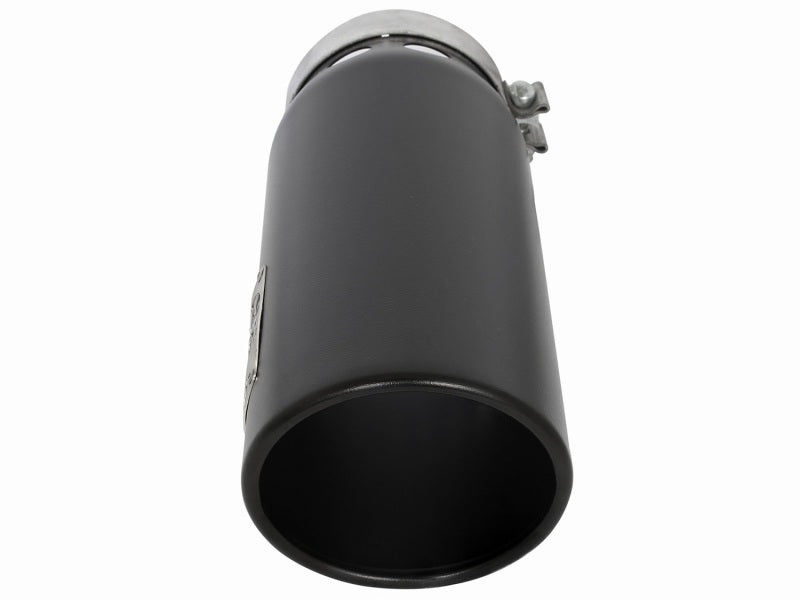 aFe MACHForce XP Cat-Back SS-304 5in Interooled Exhaust Tip 5in In x 6in Outx16inL Bolt-On Right Blk - 49T50601-B161