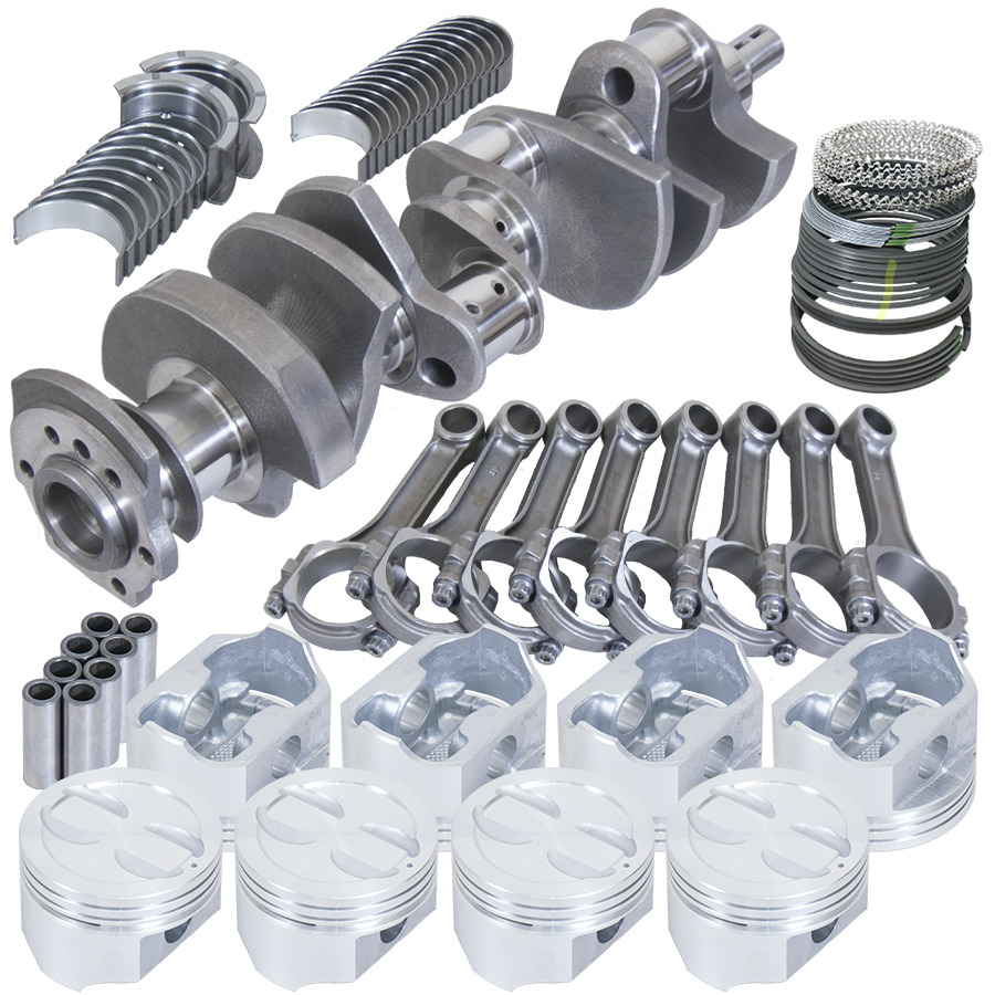 Eagle Chevrolet 355 Cid KB -10CC Street and Strip Rotating Assembly - B15403E030 - front view