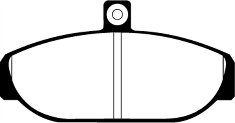 EBC 85-93 Volvo 740 2.1 (Girling) Greenstuff Front Brake Pads - DP2435