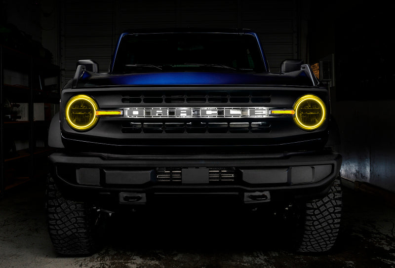 Oracle 2122 Ford Bronco Headlight Halo Kit w/DRL Bar  Base Headlights w/Simple Control SEE WARRANTY - 1471-504