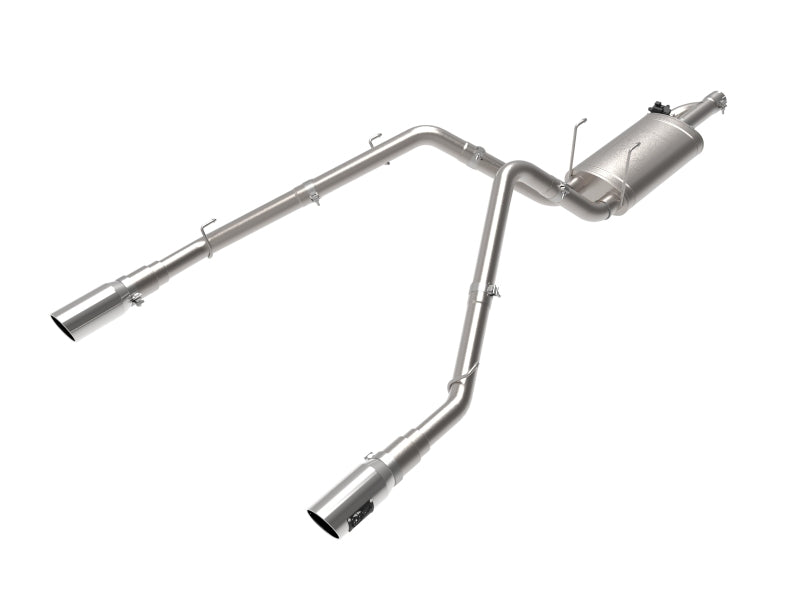aFe 09-18 Ram 1500 V8 5.7L Hemi Gemini XV 3in 304 SS Cat-Back Exhaust w/ Polished Tips - 49-32083-P