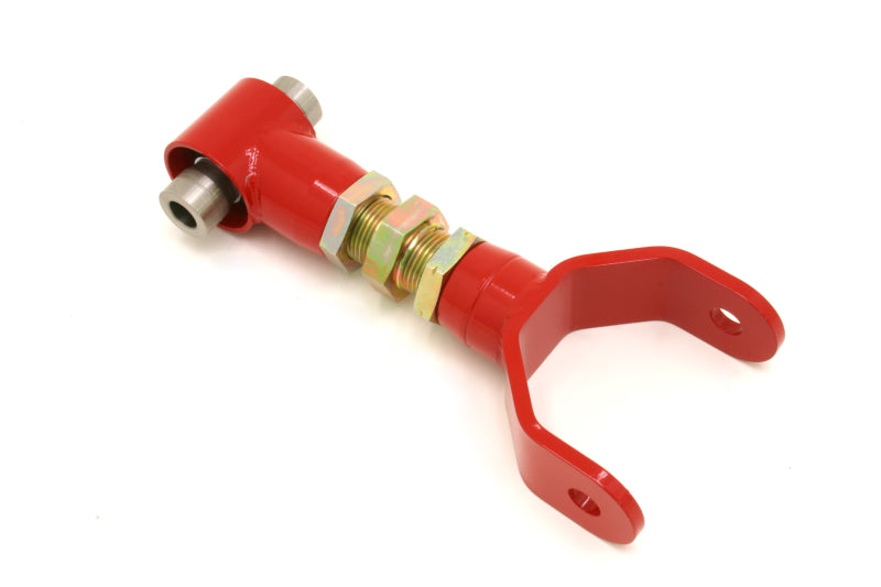BMR 05-10 S197 Mustang Upper Control Arm On-Car Adj. w/ Spherical Bearings - Red - UTCA020R for 2005-2010 Ford Mustang