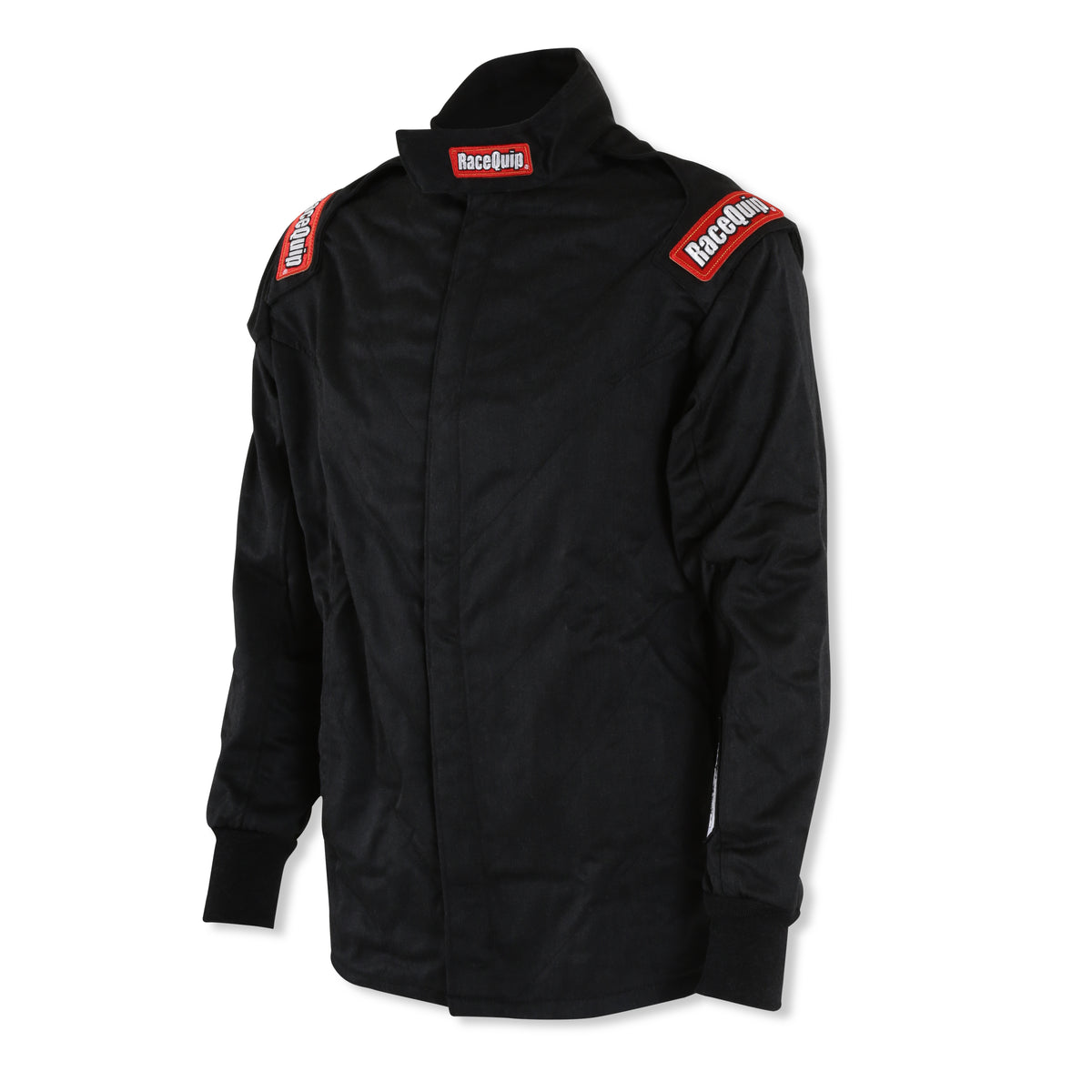 RaceQuip Black Chevron-5 Jacket SFI-5 - Small