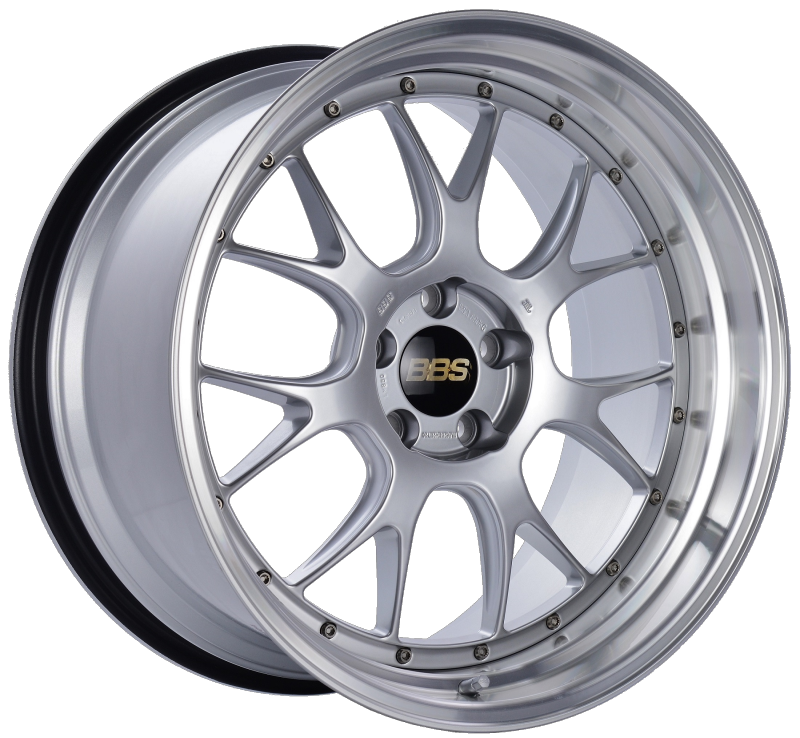 BBS LM-R 20x11 5x114.3 ET20 CB66 Diamond Silver Center Diamond Cut Lip Wheel - LM330DSPK