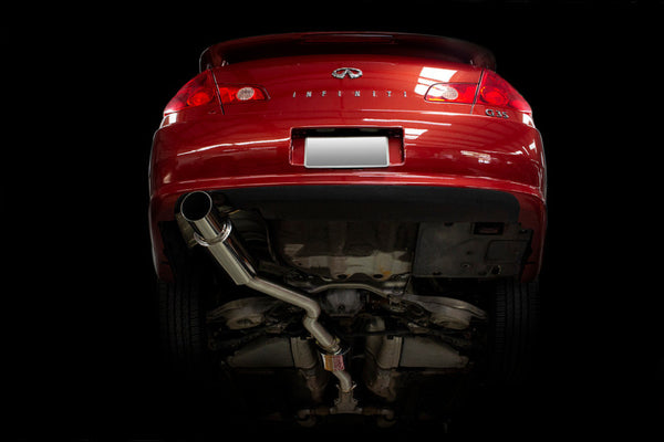 ISR Performance GT Single Exhaust - 05-06 Infiniti G35 Sedan - IS-GT-G35SDN by ISR Performance - front view