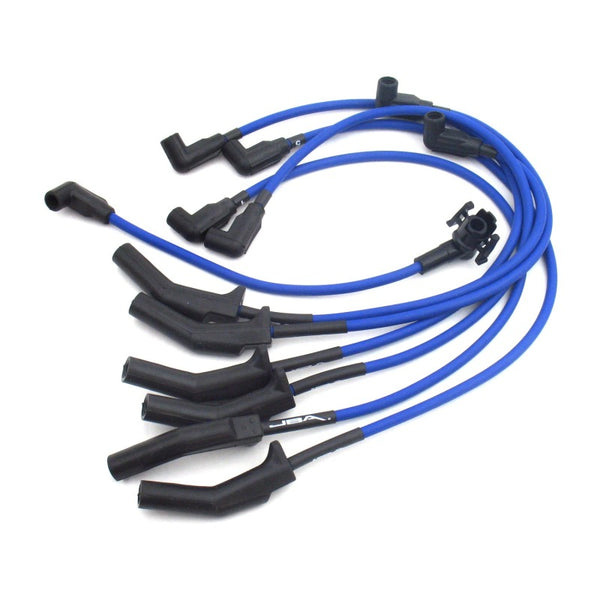 JBA 91-94 Ford Ranger 3.0L Ignition Wires - Blue - W06469 for 1991-1994 Ford Ranger - front view