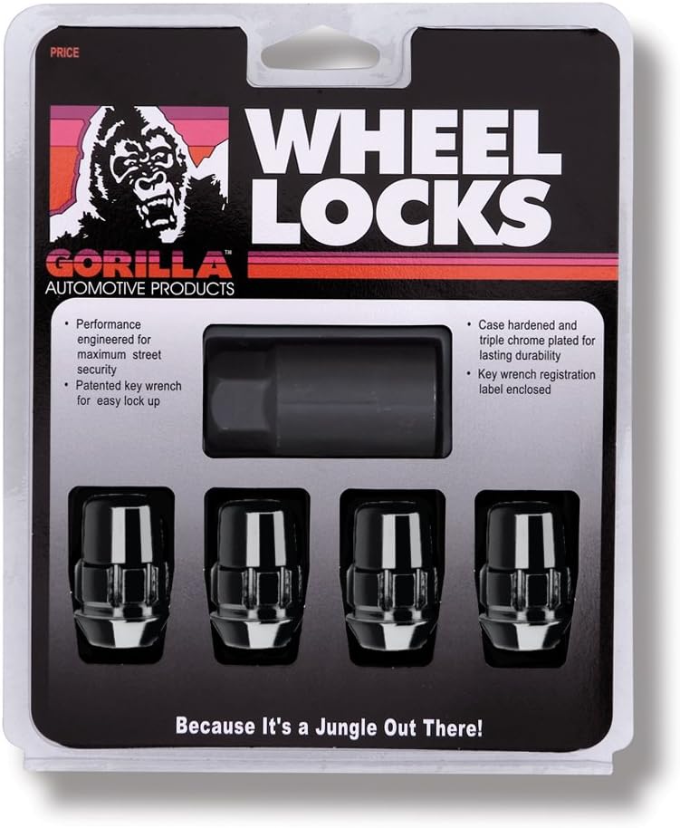 Gorilla Automotive - Gorilla Lock Acorn 12-1.25 Blk Clam - 71621NBC