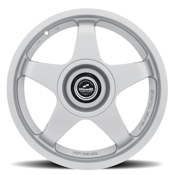 fifteen52 Chicane 17x7.5 4x100/4x108 42mm ET 73.1mm Center Bore Speed Silver Wheel - STCSS-77540+42 by fifteen52 - front view