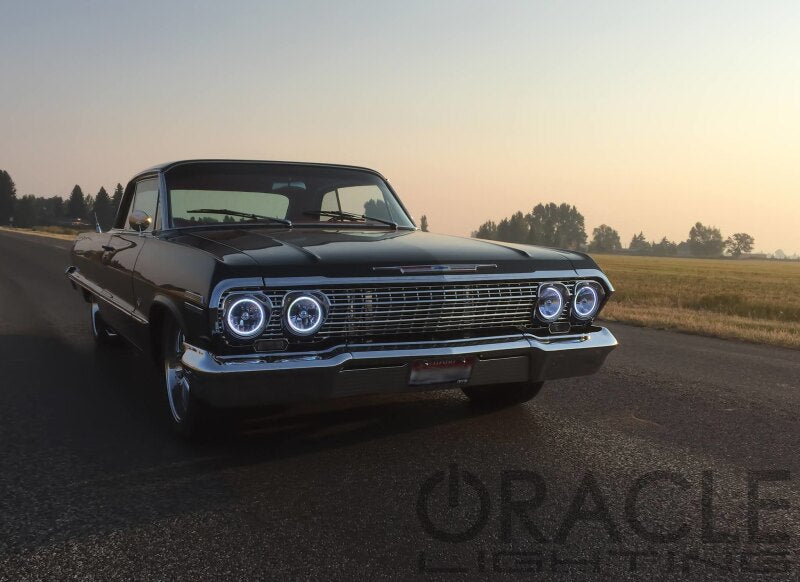 Oracle Pre-Installed Lights 5.75 IN. Sealed Beam - ColorSHIFT Halo SEE WARRANTY - 6904-333