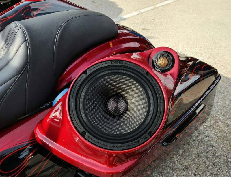 DS18 8in 200 Watts RMS 2 ohm Mid-Range Loudspeaker Neodymium Shallow - PRO-CF8.2SLN - detail view