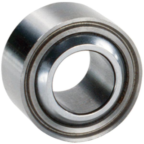 QA1 WPB-TG Wide Series Bearing - 9/16in Bore - Grooved - Heat Treated Chrome Plated S.S. w/PTFE - WPB9TG by QA1 - front view