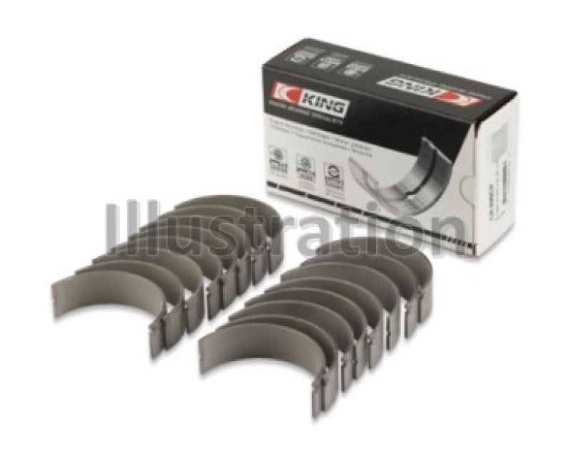 King 08-10 Ford Powerstroke 6.4L (Size +.25mm) Connecting Rod Bearing Set - CR8039SV0.25