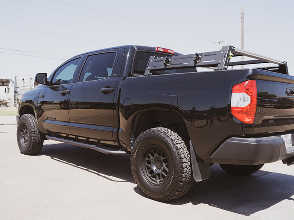 Cali Raised 14-24 Toyota Tundra Overland Bed Rack - Long Bed Mid Height Rack - CR3713 - front view
