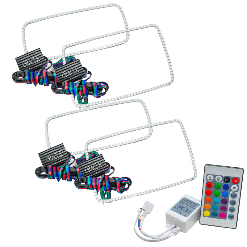 Oracle Ford F250 08-10 Halo Kit - ColorSHIFT w/ Simple Controller SEE WARRANTY - 2249-504