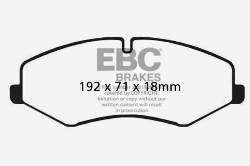 EBC 10-14 Land Rover LR4 5 Extra Duty Front Brake Pads - ED92060