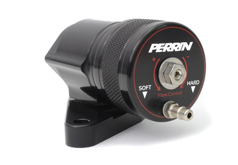 Perrin Subaru 02-07 WRX / 04-15 STI Black Blow Off Valve kit Recirculation Only - PSP-TAC-600BK