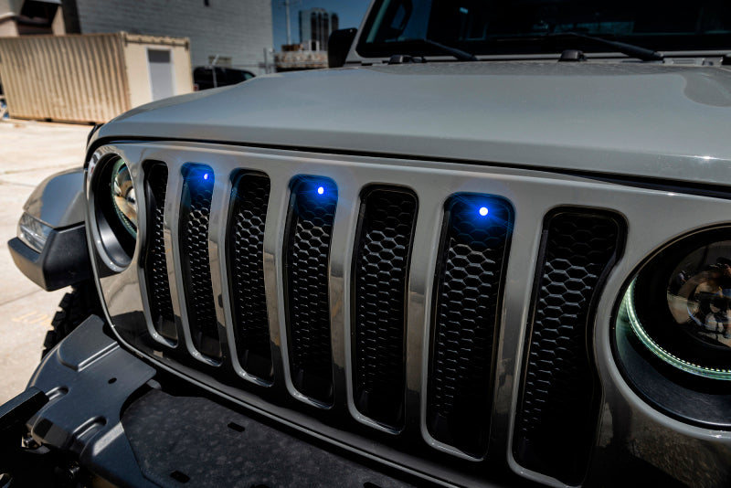 Oracle Pre-Runner Style LED Grille Kit for Jeep Wrangler JL - Blue SEE WARRANTY - 5870-002
