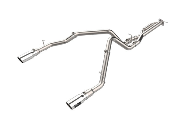 afe Vulcan Series Cat-Back Exhaust System Ford F-150 Raptor 21-24 V6-3.5L (tt) - 49-33151-P