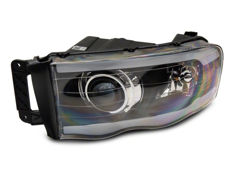 Raxiom 02-05 Dodge RAM 1500/2500/3500 Axial LED Projector Headlights- Blk Housing (Clear Lens) - R131477