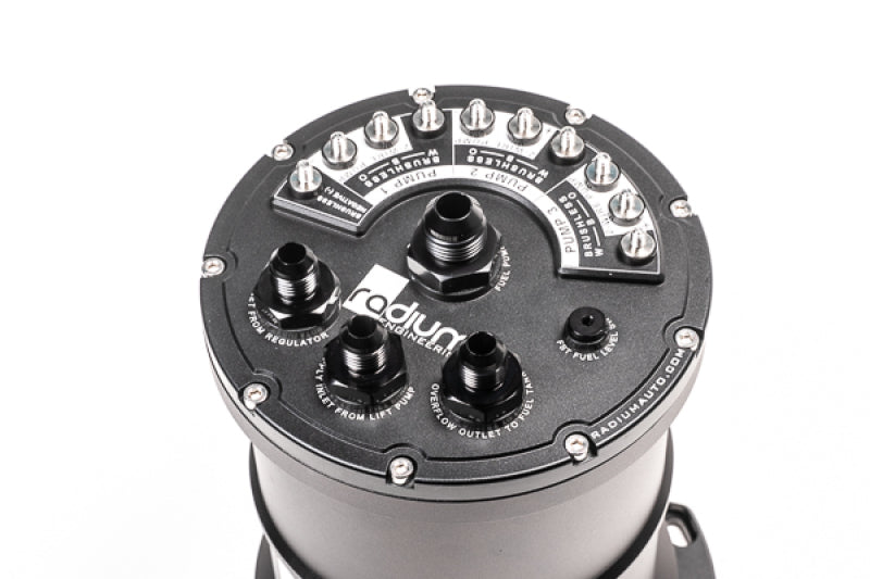 Radium Multi-Pump Fuel Surge Tank Fits Walbro F90000267/274/285 (Pumps Not Included) - 20-1442