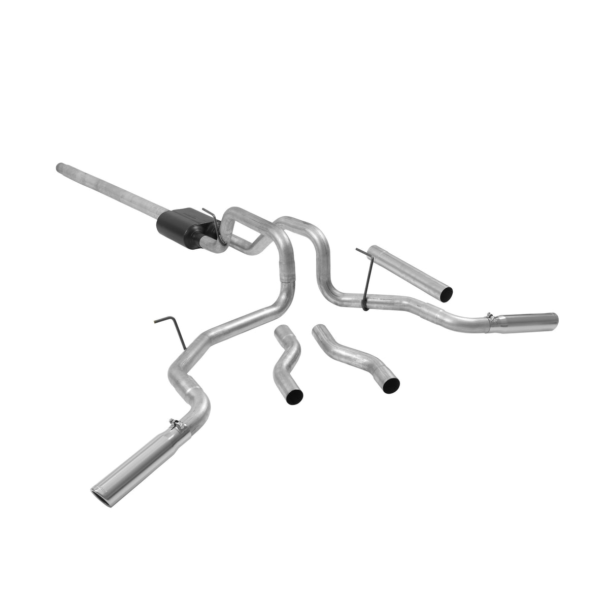 Flowmaster American Thunder Cat-Back Exhaust System - 2004-2008 Ford F-150 & More - Aluminized - 17417 - 2