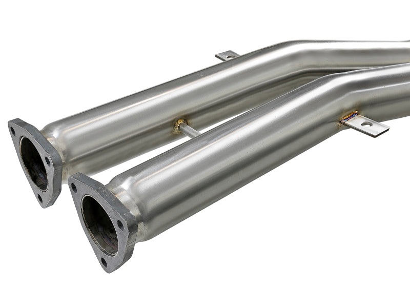 aFe MACH Force-Xp 2.5in 304 SS Cat-Back Exhaust w/ Polished Tips 01-06 BMW M3 - 49-36344-P