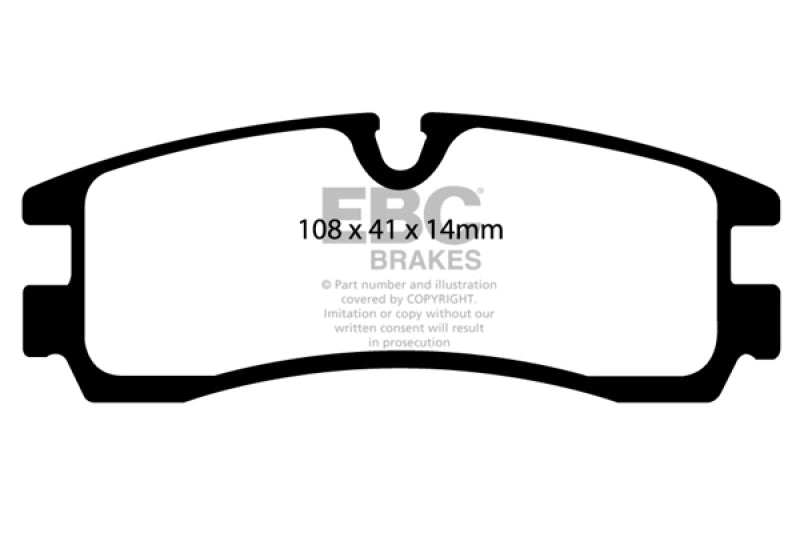 EBC 98-04 Cadillac Seville 4.6 Ultimax2 Rear Brake Pads - UD754