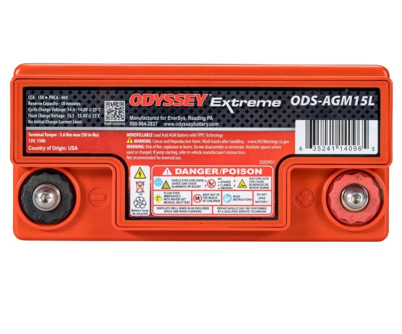 Odyssey Battery Powersport Extreme AGM Battery (PC545) - ODS-AGM15L