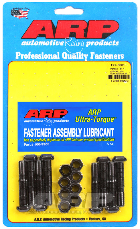 ARP Pontiac 151 4-cylinder Iron Duke rod bolt kit - 191-6001