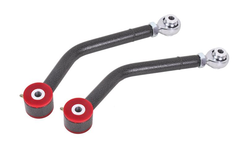 BMR 08-17 Challenger Upper Control Arms Single Adj. Rod Ends (Polyurethane) - Black Hammertone - UCA111H