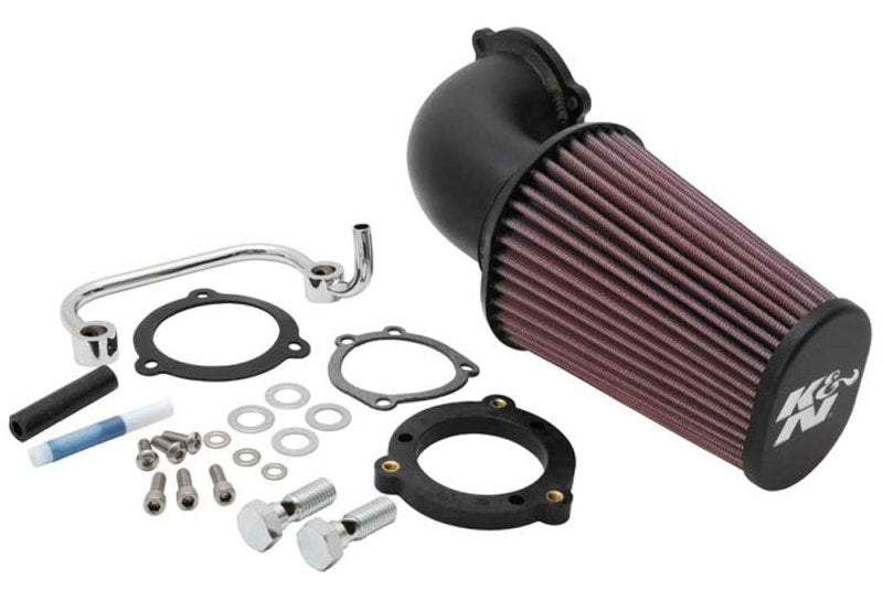 K&N 0-14 Harley Sportster 833/1200CC Performance Intake Kit - 57-1126 for 2004-2019 Harley-Davidson XL1200C Sportster 1200 Cu