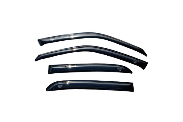 AVS 98-11 Ford Crown Victoria (Short Rears) Ventvisor Outside Mount Window Deflectors 4pc - Smoke - 94228 for 1992-2011 Mercu