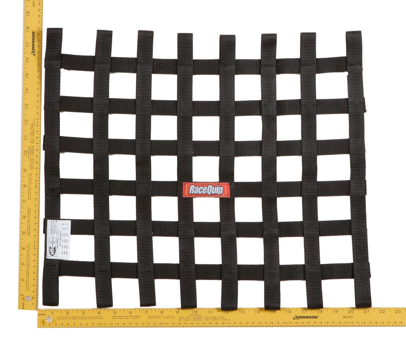 RaceQuip Black 18 X 21 SFI Ribbon Net - 726004RQP