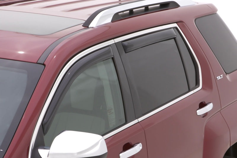 AVS 10-17 GMC Terrain Ventvisor In-Channel Front &amp; Rear Window Deflectors 4pc - Smoke - 194167